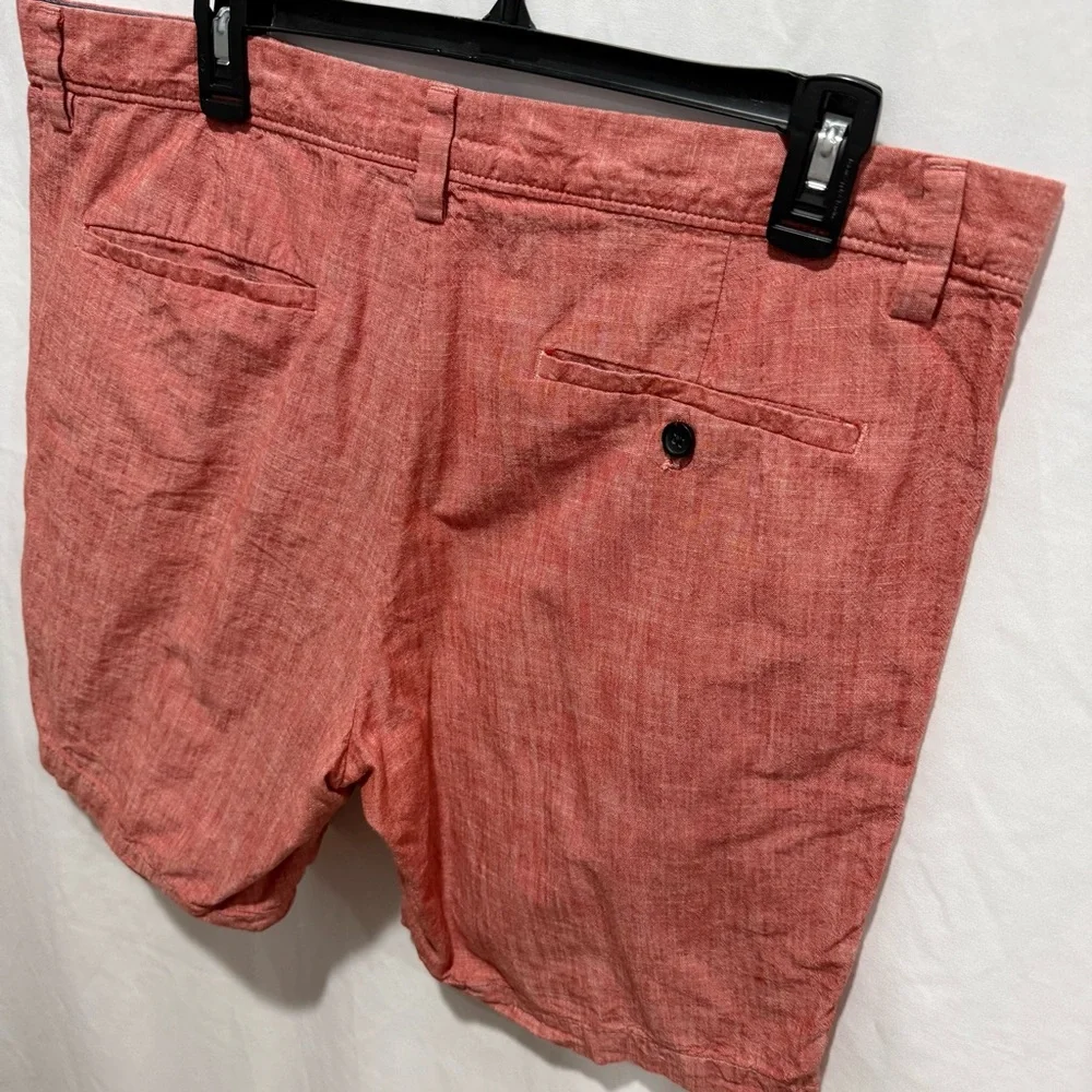 Banana Republic Chambray Shorts 36 Linen-Look Cotton‎ Summer Casual Resort Style